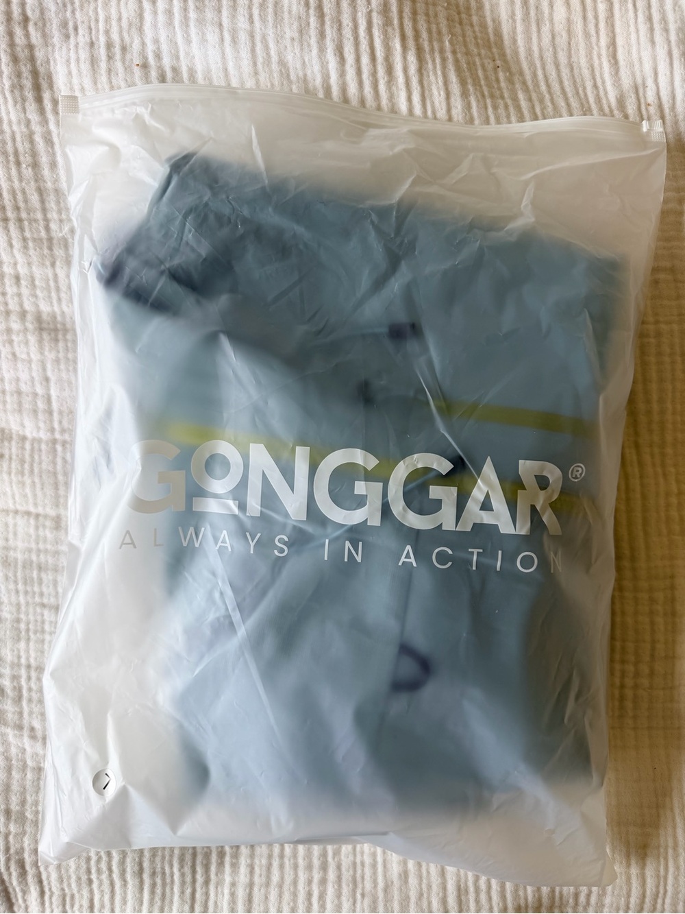 GONGGAR AshNest - Unisex Windproof & Waterproof Hard Shell Jacket in Sky Blue - Picture 9 of 14